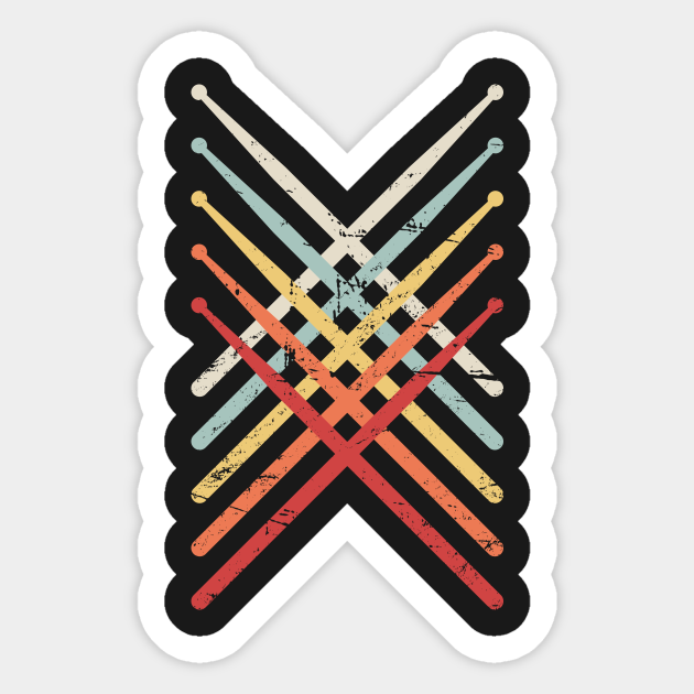 Percussion Marching Band Drum Sticks Drummer Sticker TeePublic